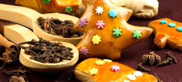 Пряное рождественское печенье в глазури