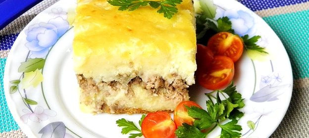 Картофельная запеканка с фаршем