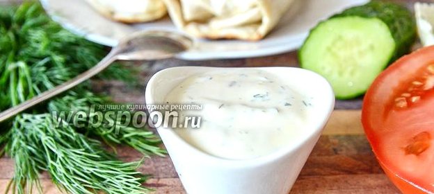Чесночный соус для шаурмы
