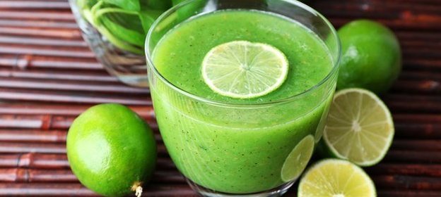 Смузи с лаймом и киви