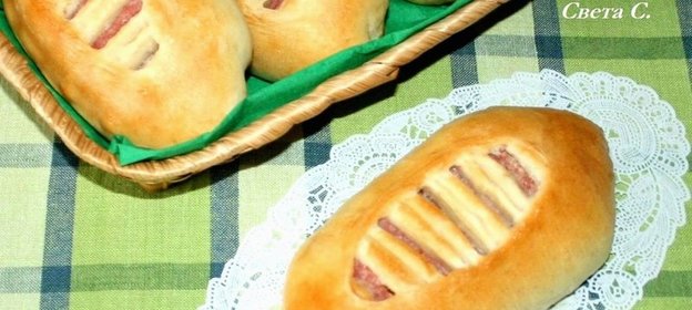 Булочки с ветчиной и сыром