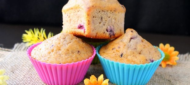 Йогуртовые маффины с ягодами