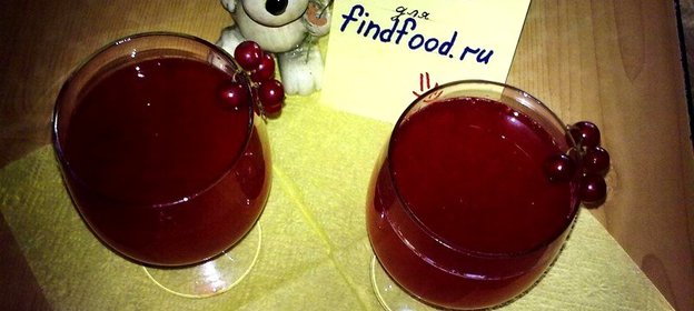 Морс из красной смородины