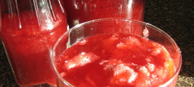 Желе из красной смородины