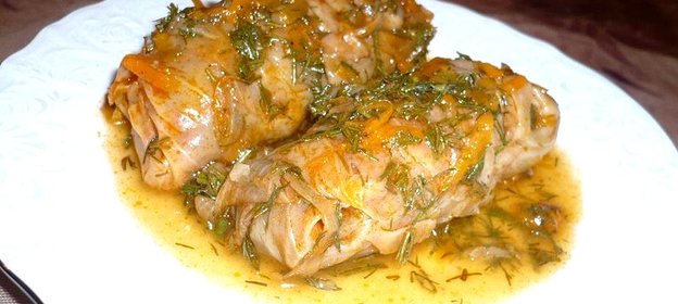 Голубцы с чечевицей