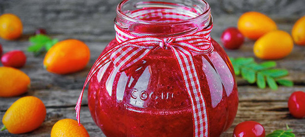 Клюквенный смузи с кумкватом