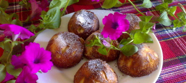 Маффинчики с яблоками на кефире