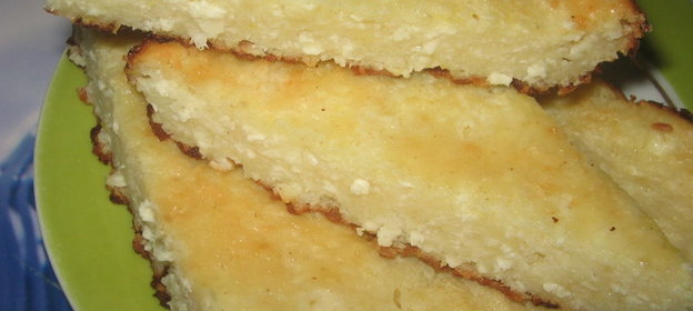 Запеканка творожная с лимонным вкусом