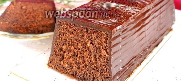 Шоколадный кекс на минералке