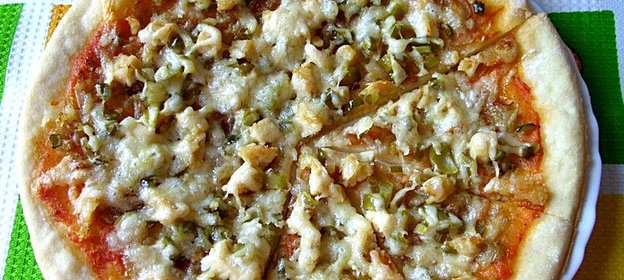 Пицца на кефире
