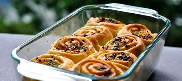 Булочки с чесноком