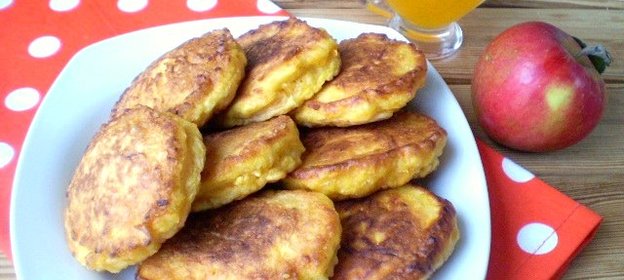 Оладьи из морковки