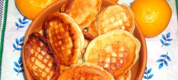 Лимонные оладьи