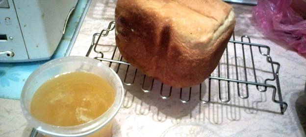 Медовый хлеб с изюмом в хлебопечке