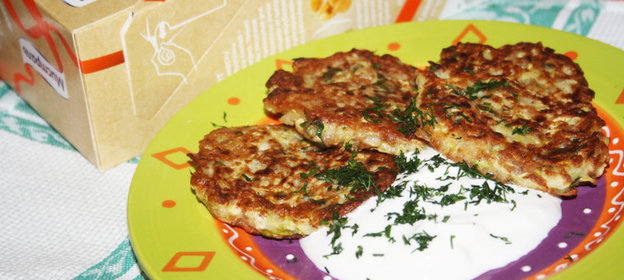 Оладьи Здоровый завтрак в летний день