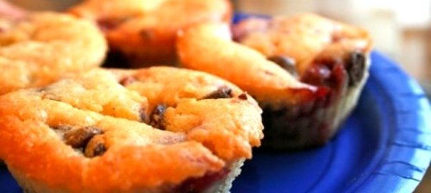 Маффины с малиной