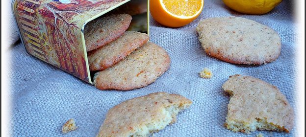 Овсяное печенье с маком и апельсиновой цедрой