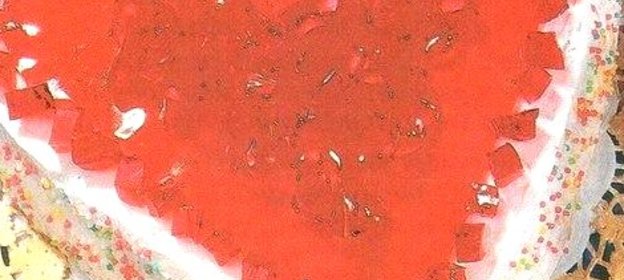 Торт-серце с желе