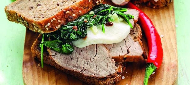 Сэндвичи с мясом на гриле