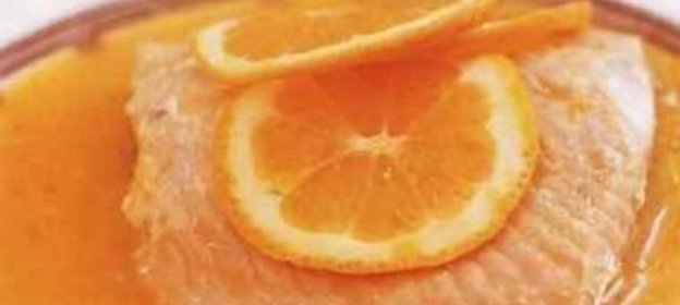 Фруктовый салат с ванильным соусом