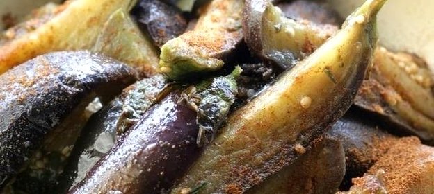 Баклажаны в лимонно-чесночном маринаде