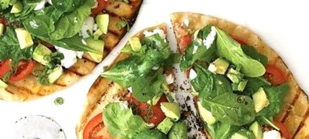 Овощная пицца на гриле