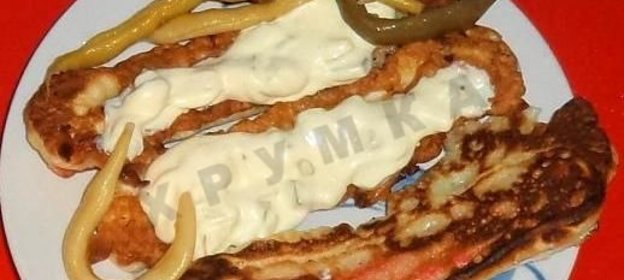 Крабовые палочки в кляре