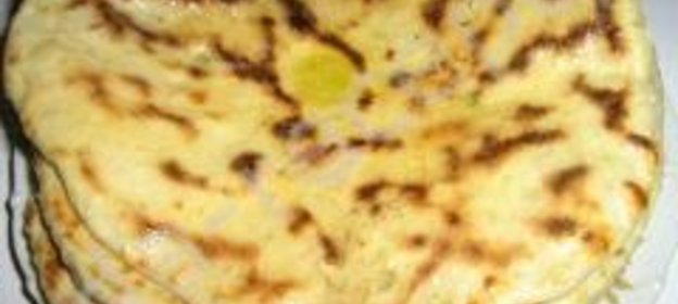 Лепешки на кефире на сковороде