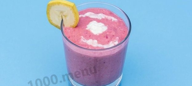 Смузи с овсяными хлопьями