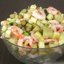 Салат овощной с креветками