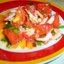 салат с креветками и помидорами