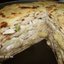 Блинчатый пирог с курицей и грибами