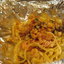 Паста с морепродуктами, запеченная в фольге