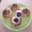 Булочки с черникой