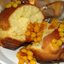 Сдобные булочки с кукурузой