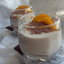 Миндальное бланманже с фруктами