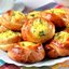 Булочки-розочки с сырной начинкой