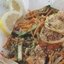 Паста из мяса фазана с морской капустой