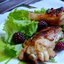 Цыпленок с ежевикой и виноградным соком