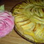 Открытый яблочный пирог/Tarte aux pommes /Для именинницы Иришки