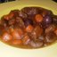 Говядина а-ля Прованс с каштанами и красным вином