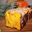 Постный отрывной тыквенный сахарный хлеб