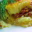 Картофельная запеканка с мясом и грибами