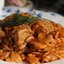 Паста с курицей в испанском стиле