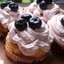 Cupcakes, кексы с черникой