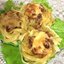 Гнезда из макарон с мясным фаршем