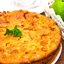 Пирог с творогом и яблоками
