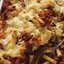 Паста, запеченная с мясным соусом