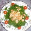 Салат из креветок с травами