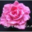 Роза из мастики
